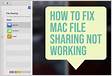 FIXED The Mac File Sharing Not Working